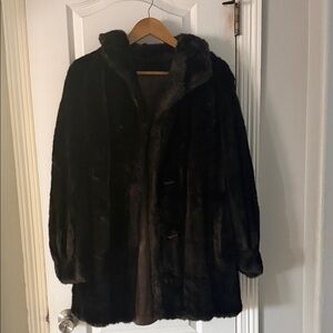 Elegant Faux Fur Coat